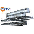 51/105 conical twin plastic extruder screw barrel